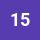 15 Violet (Five Toe)