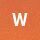 Orange Brown (White Self-adhesive)