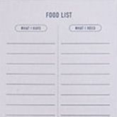 Food List