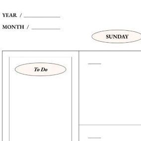 Monthly (50 Sheets)
