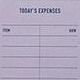 03. Today's Expenses