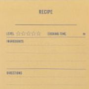 Recipe
