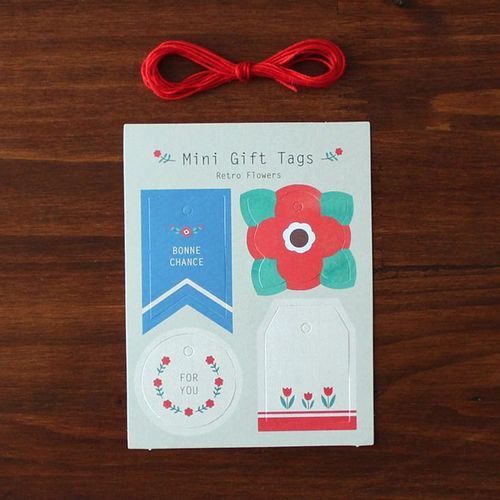Mini Retro Gift Tag