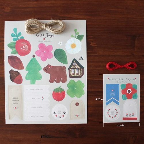 Mini Retro Gift Tag - Image 3
