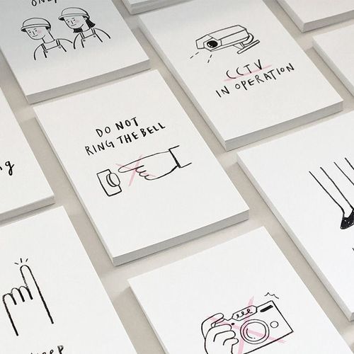 Message Sign Card