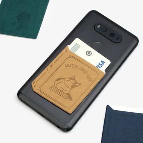 Literature Sticky Card Pocket