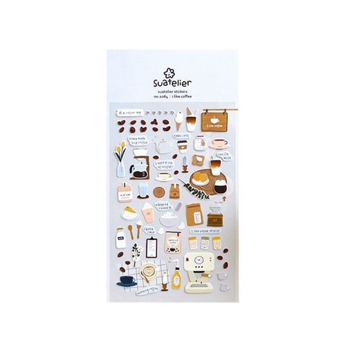 My Coffee Deco Sticker