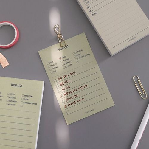 Themed Mini Plan Memo Pad - Image 15