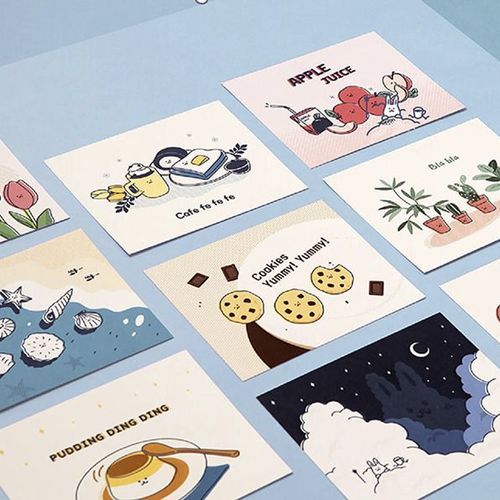 Cute Illustration Postcard