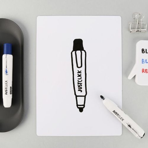 Just Click Retractable Whiteboard Marker - Image 5