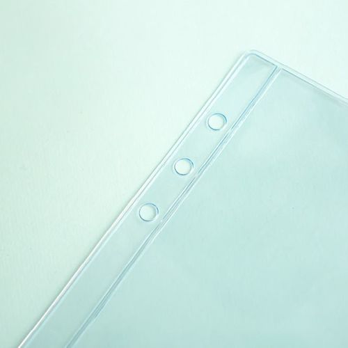 Transparent 6 Ring A5 PVC Zipper Pocket - Image 2