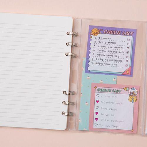 Transparent 6 Ring A5 PVC Zipper Pocket - Image 4