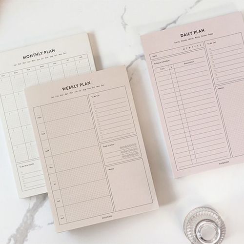 Life A5 Schedule Notepad - Image 1