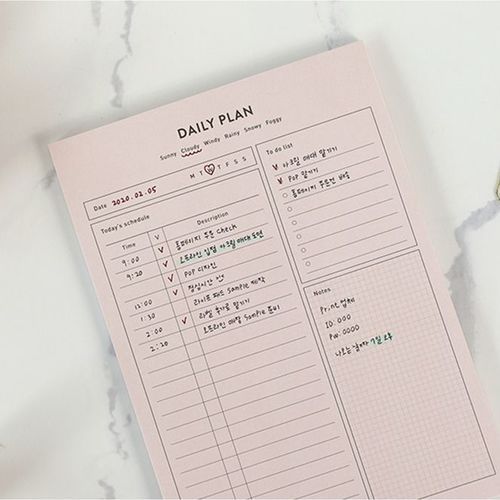 Life A5 Schedule Notepad - Image 13
