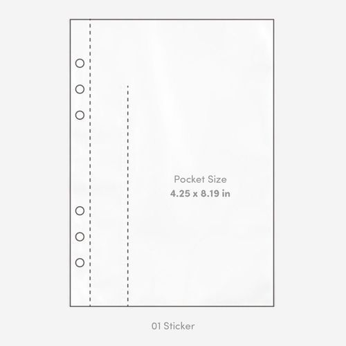 Double-sided 6 Ring A5 Pocket Refill - Image 4