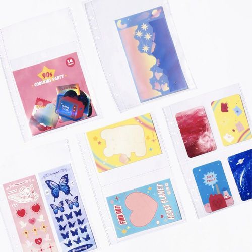 Double-sided 6 Ring A5 Pocket Refill
