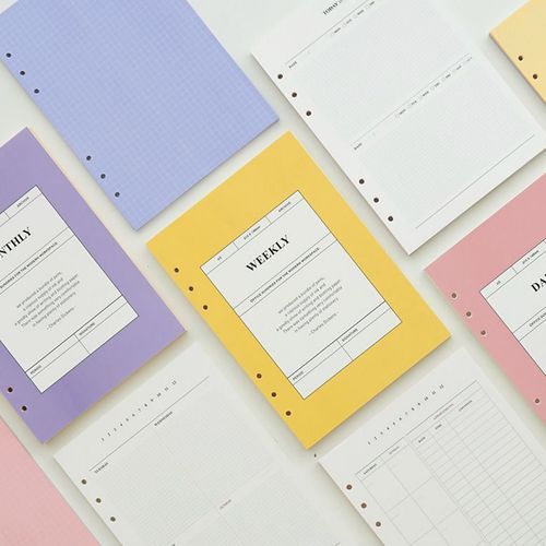 MYO 6 Ring A5 Planner Refill - Image 17