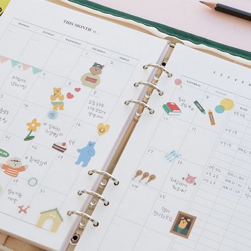 MYO 6 Ring A5 Planner Refill - Image 24