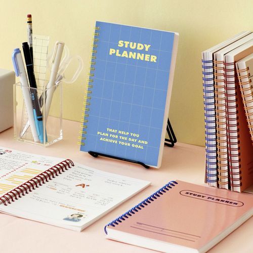 Retro Spiral Study Planner