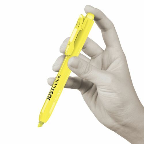Small Just Click Retractable Highlighter - Image 5