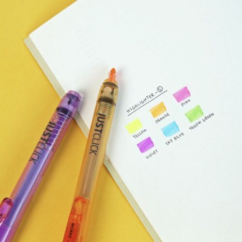 Small Just Click Retractable Highlighter - Image 9