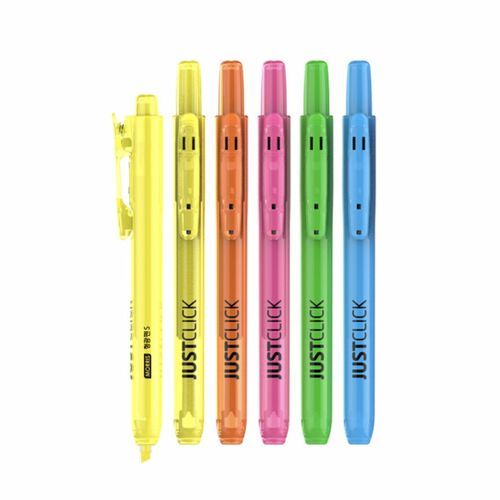 Small Just Click Retractable Highlighter Set - Image 12