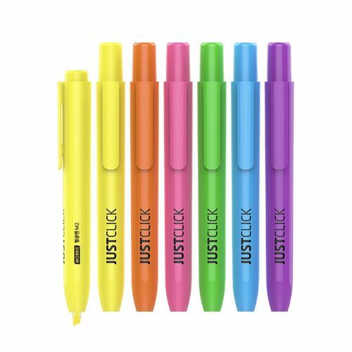 Medium Just Click Retractable Highlighter - Image 1