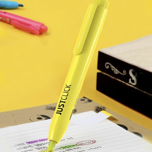 Medium Just Click Retractable Highlighter - Image 6