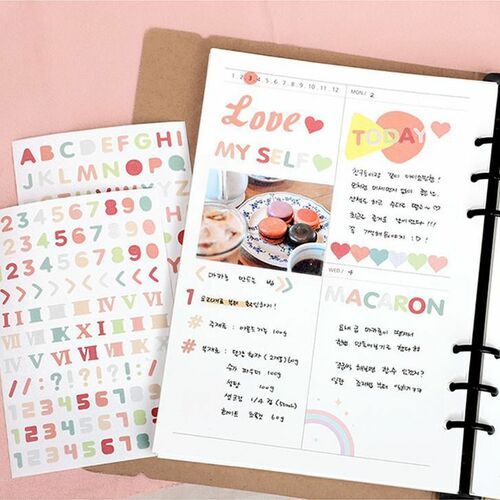 Planning Number Deco Sticker