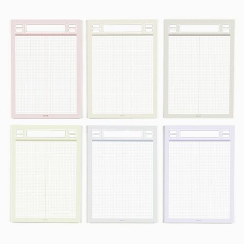 Label B5 Grid Notepad v2
