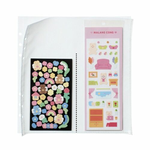 6 Ring A5 Wide Double-sided Pocket Refill - Image 3