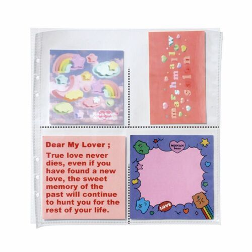 6 Ring A5 Wide Double-sided Pocket Refill - Image 8
