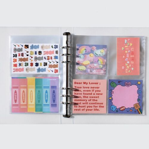 6 Ring A5 Wide Double-sided Pocket Refill - Image 12