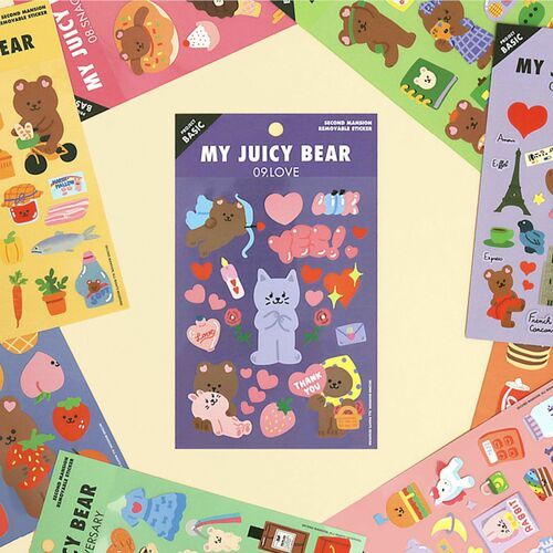My Bear Favorite Removable Sticker