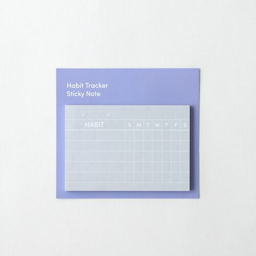 Habit Tracker Sticky Note