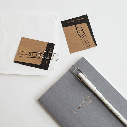 2pcs Clip Pen Holder