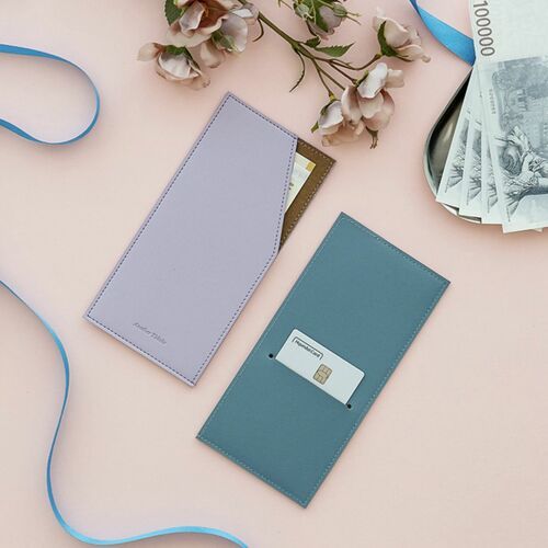 Slim Vegan Leather Bill Pocket