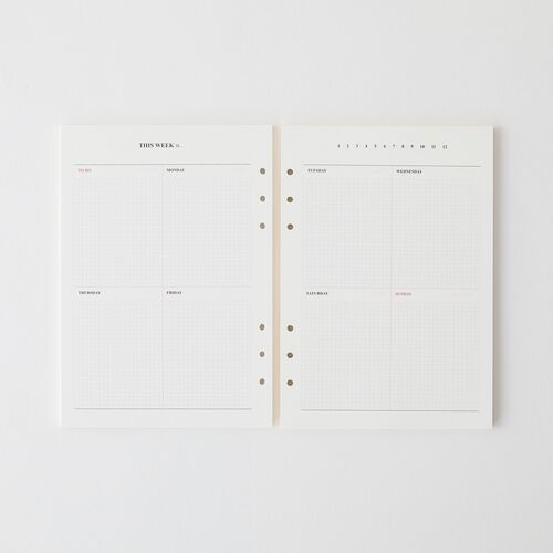 MYO 6 Ring A5 Planner Refill - Image 10