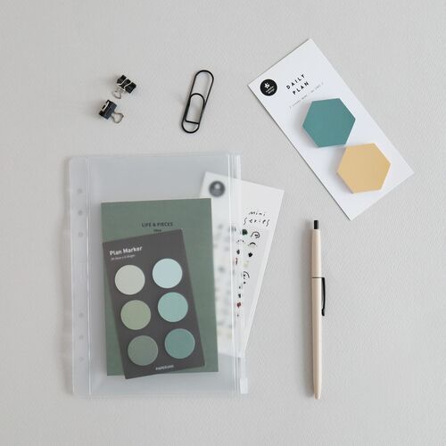 MYO 6 Ring A5 Zipper Pocket