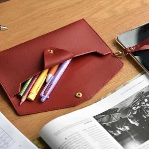Leather Strap Pen Pouch - Image 11