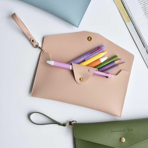 Leather Strap Pen Pouch