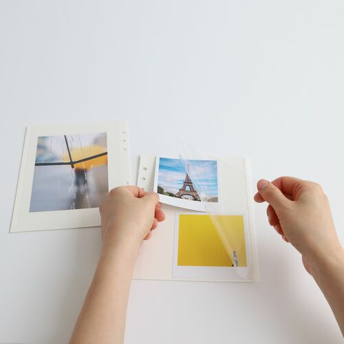 Self-adhesive 6 Ring A5 Photo Album Refill - Image 1