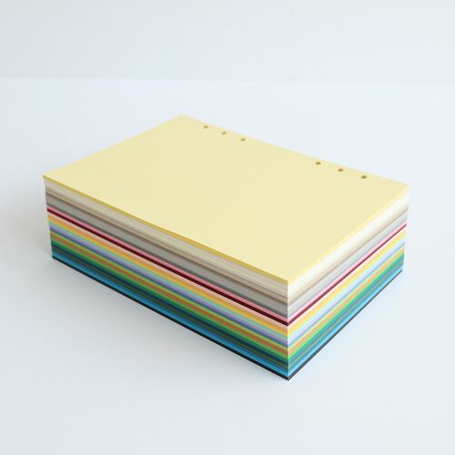 Magic Color 6 Ring A5 Plain Note Refill - Image 4