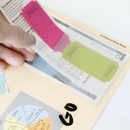 Small Round Pocket Sticker