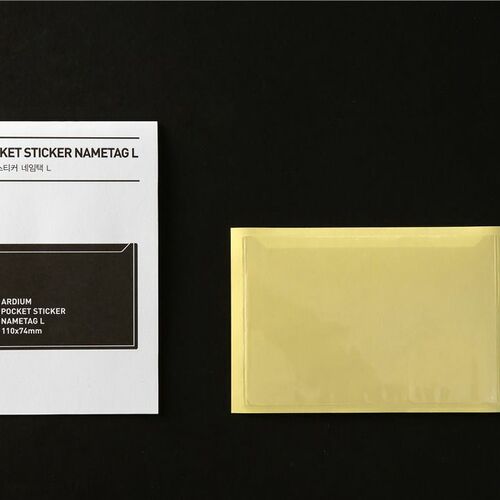 Large Name Tag Pocket Sticker