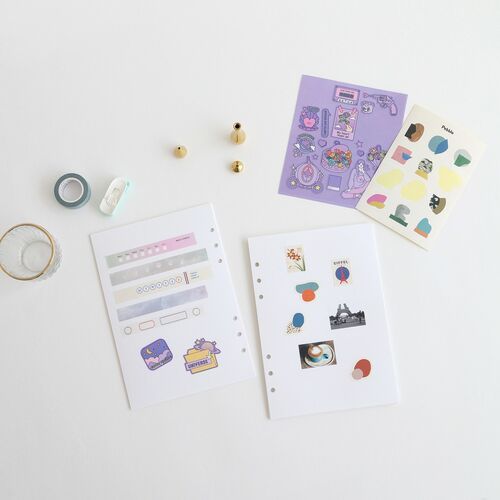 MYO Sticker Book 6 Ring A5 Refill