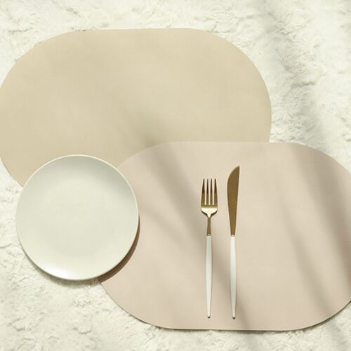 Round Two Tone Color Placemat