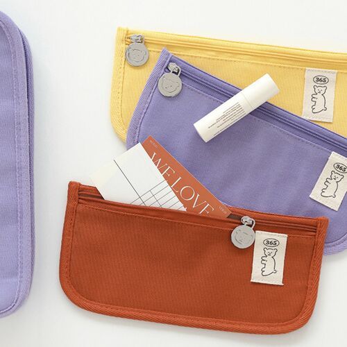 Bear Slim Cotton Pen Pouch