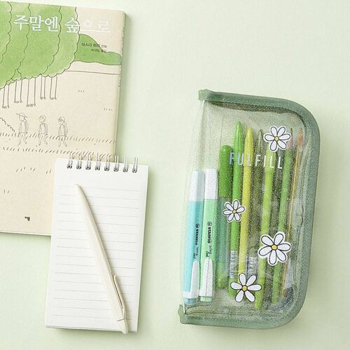 Glitter Fulfill Zipper Pen Pouch - Image 6