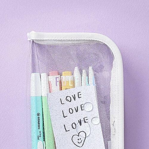 Glitter Fulfill Zipper Pen Pouch - Image 18